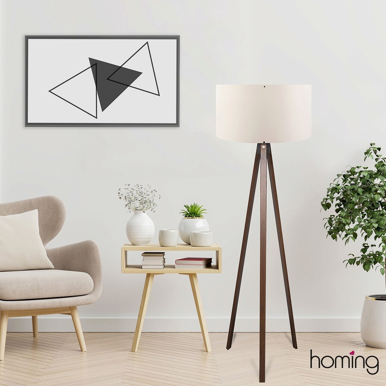 Lampadar, Opviq, 780SGN3481, Crem - imagine 4